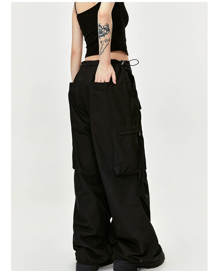 Loose Fit Cuffs Cargo Pants Korean Street Fashion Pants By Made Extreme Shop Online at OH Vault