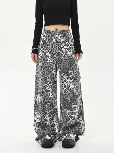 B&W Leopard Print Pants Korean Street Fashion Pants By Blacklists Shop Online at OH Vault