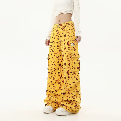 Splatters Pattern Cargo Pants Korean Street Fashion Pants By Blacklists Shop Online at OH Vault