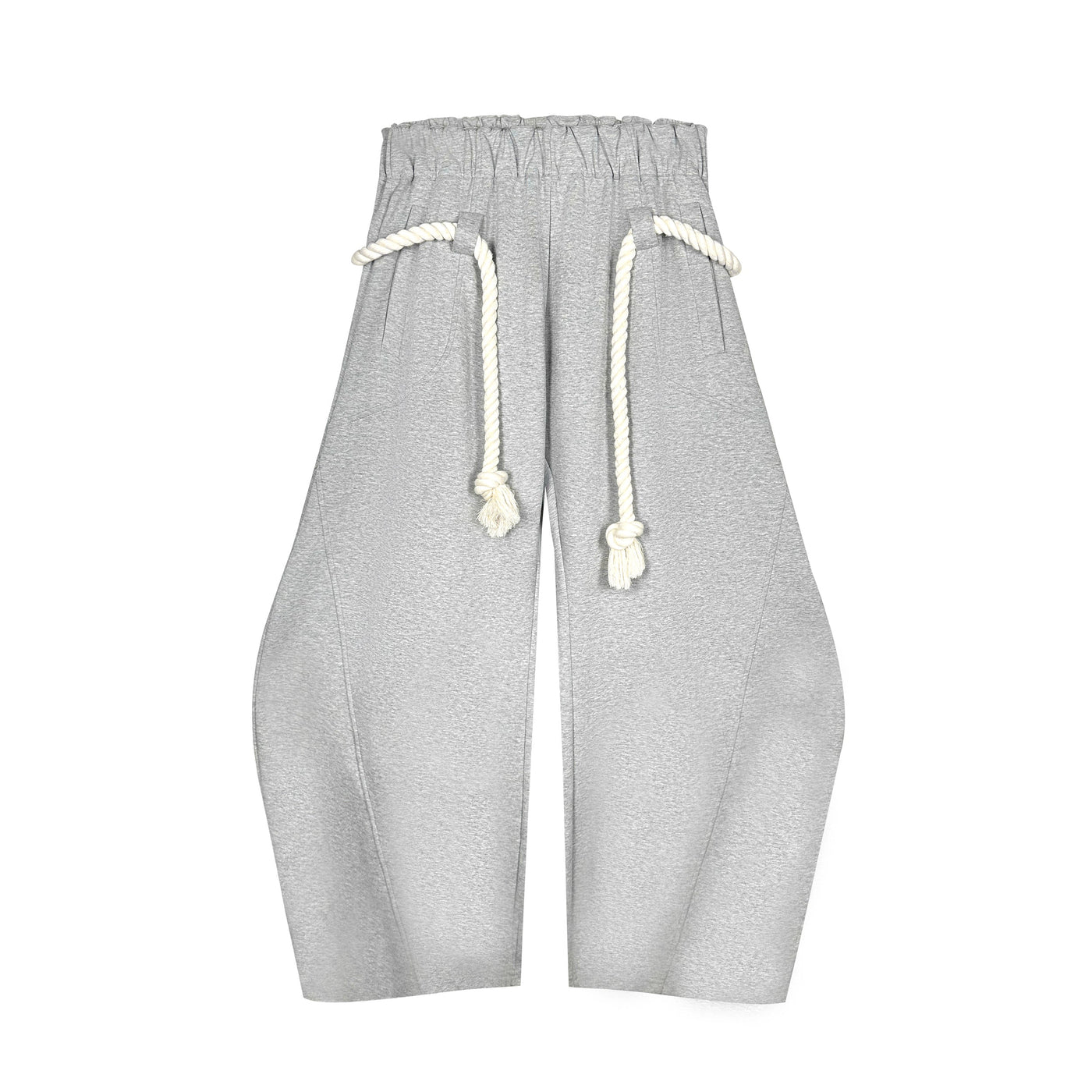 Thick Rope Wide Leg Sweatpants Korean Street Fashion Pants By MaxDstr Shop Online at OH Vault