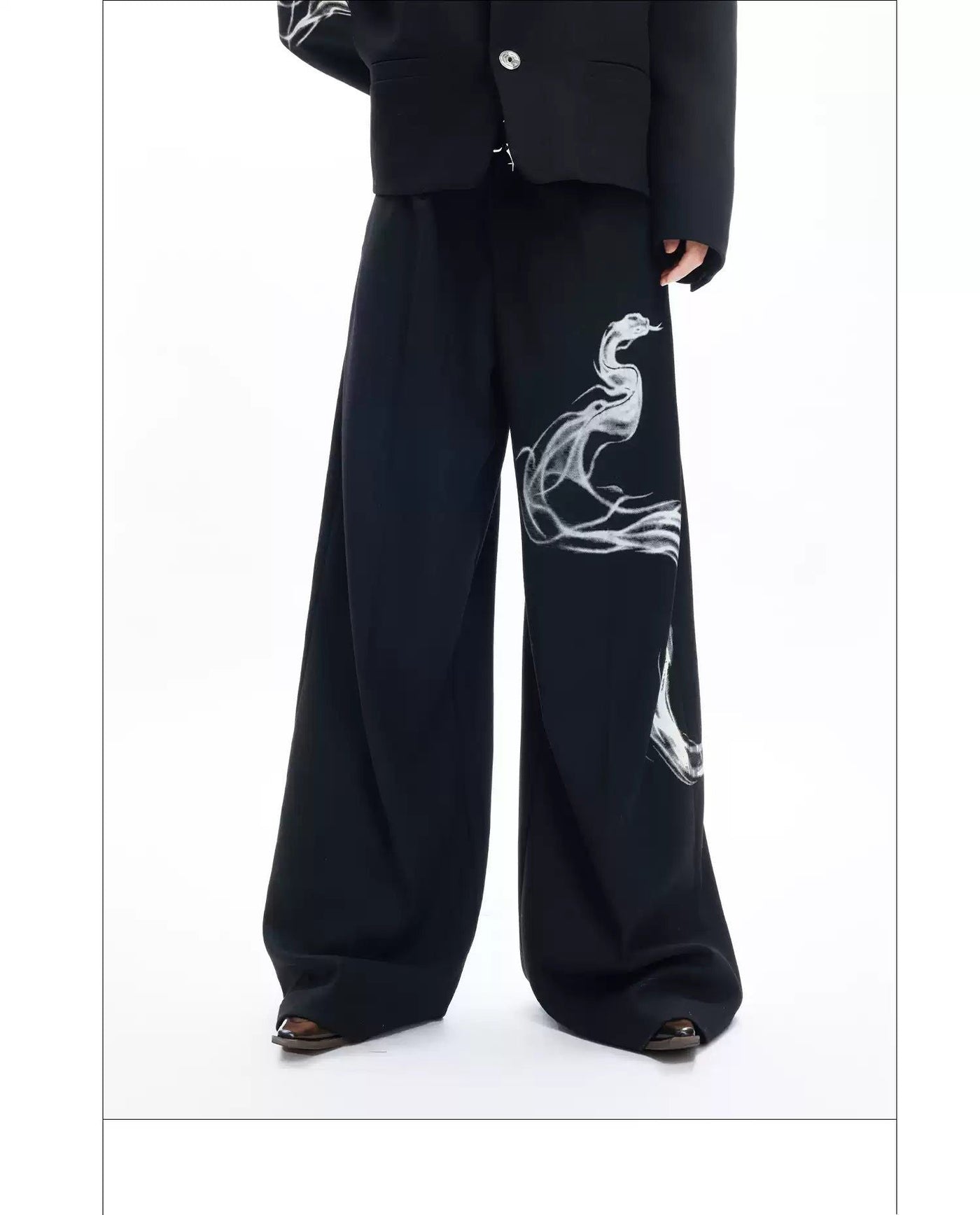 Smoke Snake Graphic Pants Korean Street Fashion Pants By Argue Culture Shop Online at OH Vault