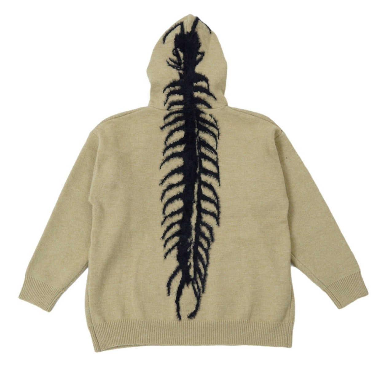 Centipede Knit Hoodie Korean Street Fashion Hoodie By 77Flight Shop Online at OH Vault