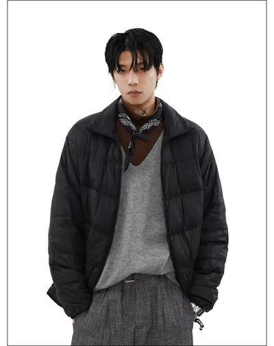 Versatile Quilted Puffer Jacket Korean Street Fashion Jacket By Mr Nearly Shop Online at OH Vault