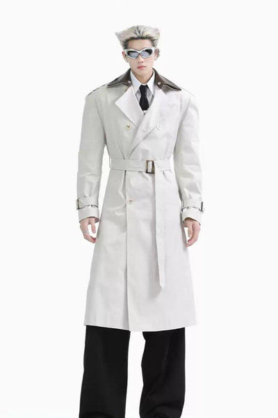 Classic Relaxed Fit Trench Coat Korean Street Fashion Long Coat By Turn Tide Shop Online at OH Vault