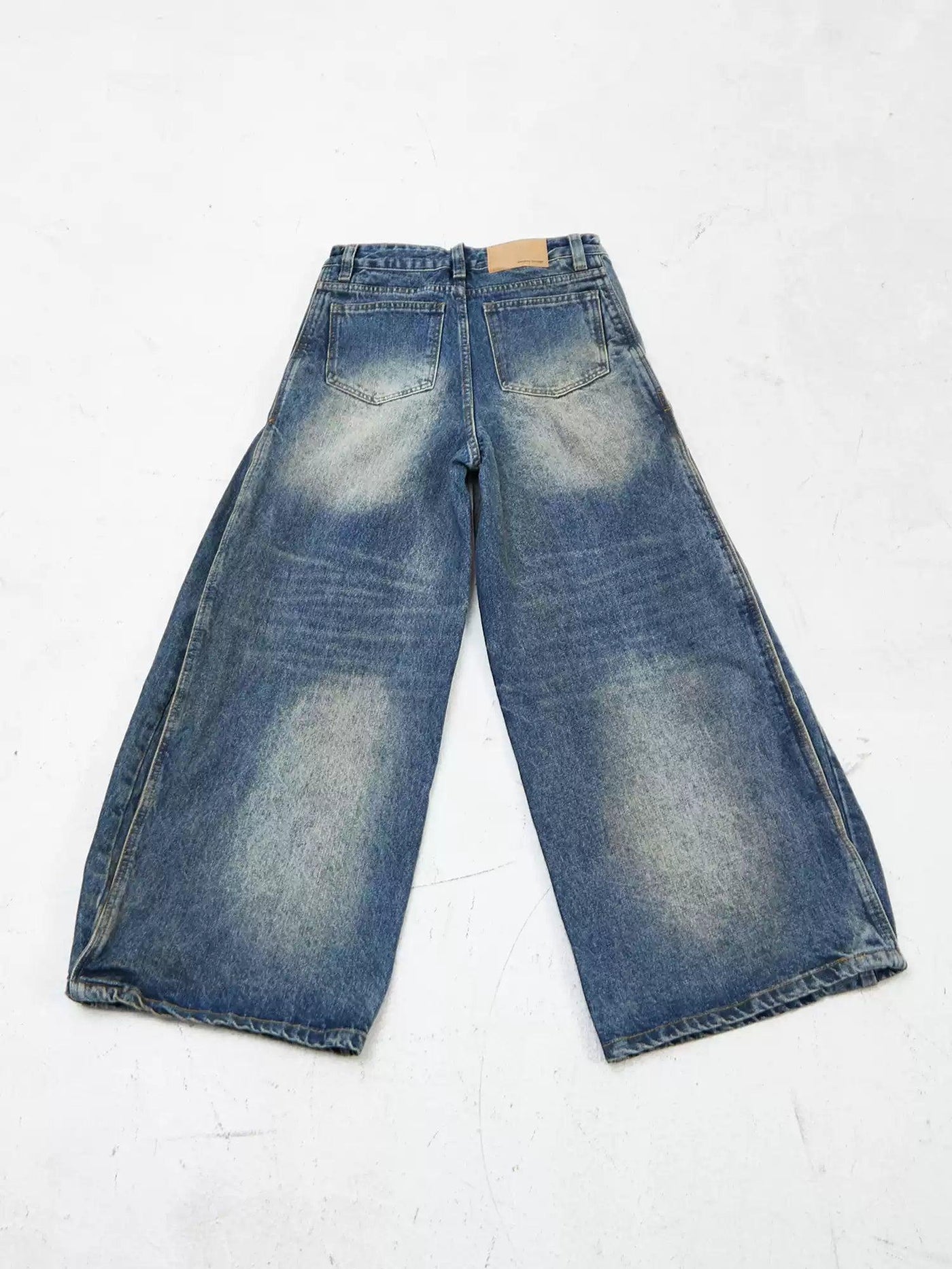 Washed Side Stitched Jeans Korean Street Fashion Jeans By Ash Dark Shop Online at OH Vault