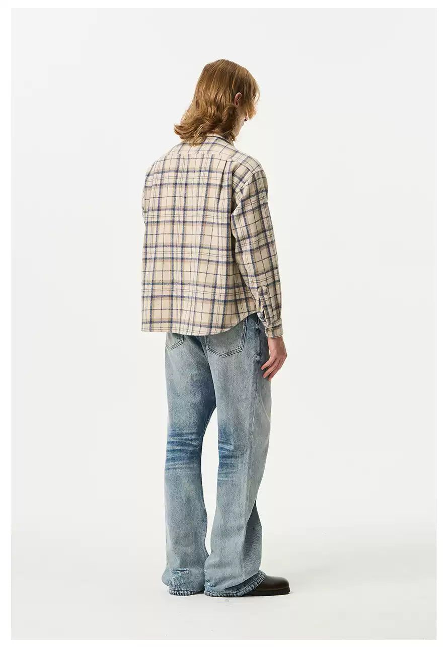 Subtle Distress Faded Jeans Korean Street Fashion Jeans By Moditec Shop Online at OH Vault