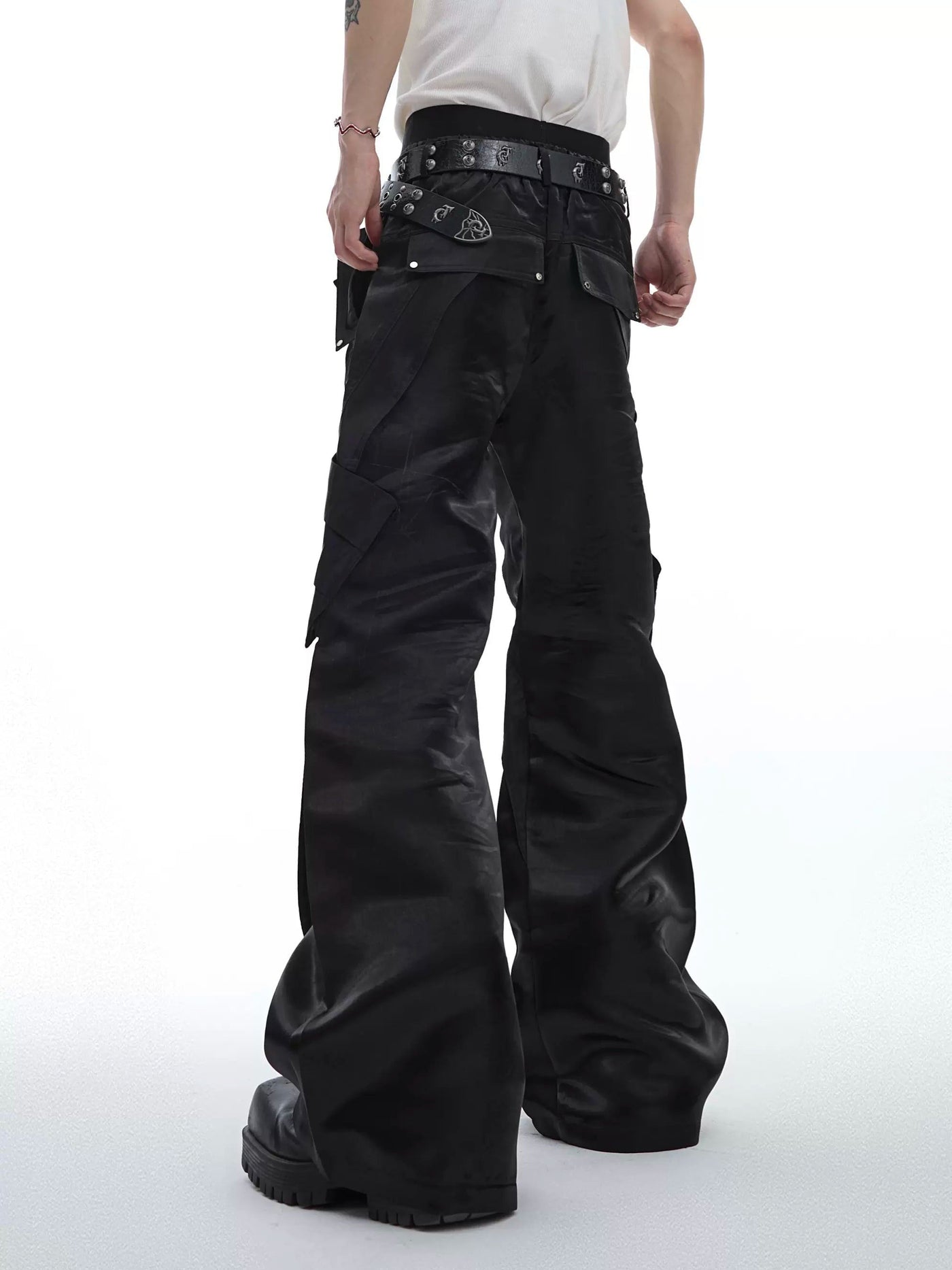 Multi-Detail Tilted Pockets Pants Korean Street Fashion Pants By Argue Culture Shop Online at OH Vault