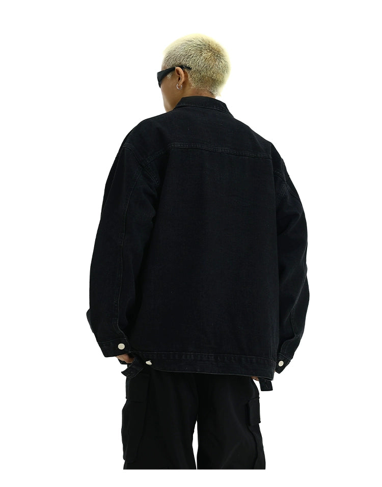 Faded Versatile Denim Jacket Korean Street Fashion Jacket By MEBXX Shop Online at OH Vault