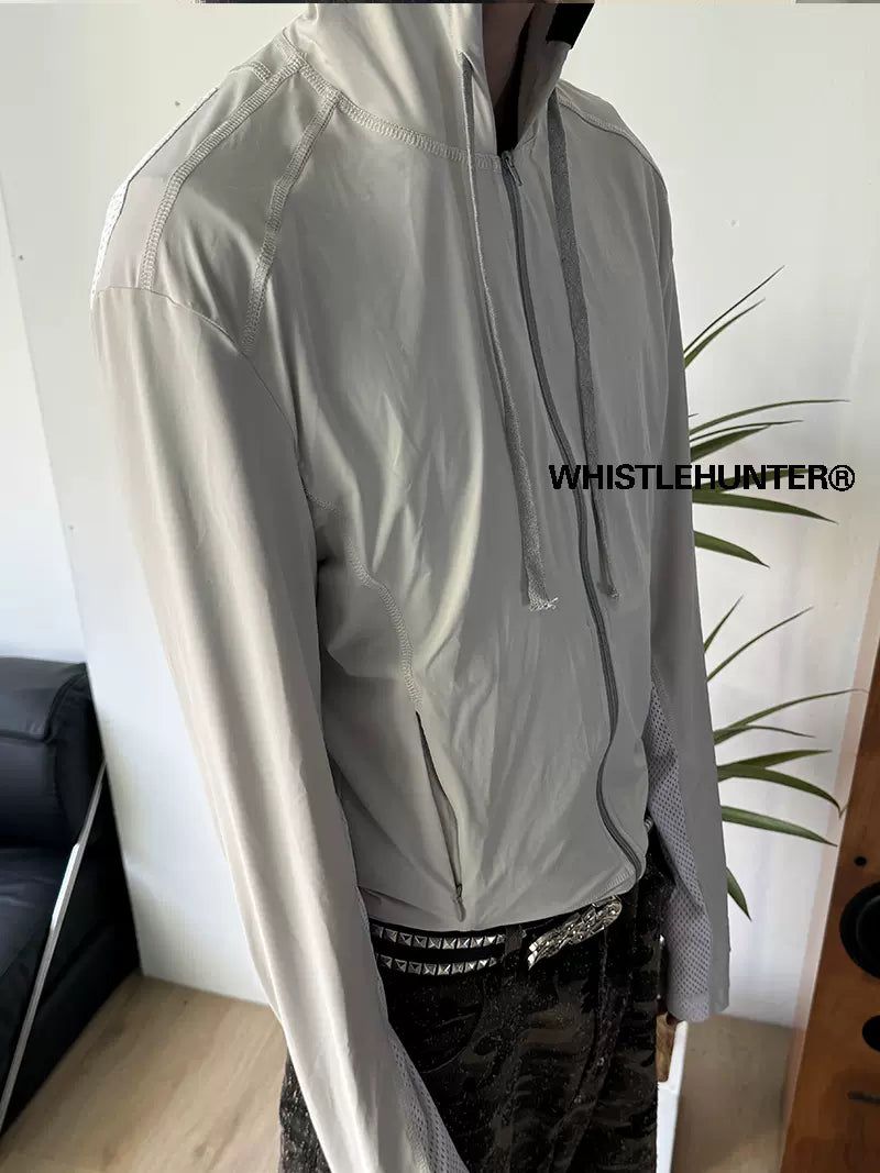 Slim Fit Sun Protection Hooded Jacket Korean Street Fashion Jacket By Whistle Hunter Shop Online at OH Vault