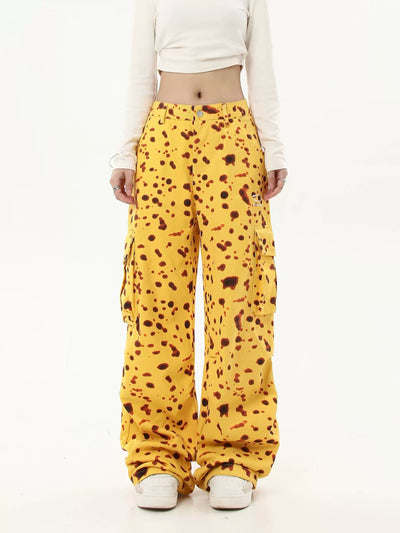 Splatters Pattern Cargo Pants Korean Street Fashion Pants By Blacklists Shop Online at OH Vault