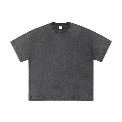 Washed Boxy Fit T-Shirt Korean Street Fashion T-Shirt By IDLT Shop Online at OH Vault