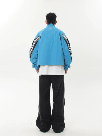 Functional Three-Bar Windbreaker Jacket Korean Street Fashion Jacket By Blacklists Shop Online at OH Vault