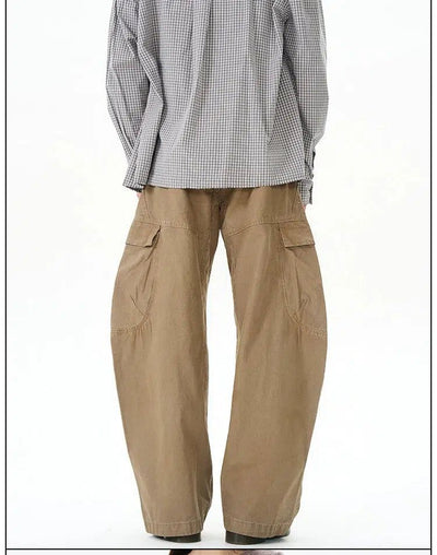 Washed Side Pockets Cargo Pants Korean Street Fashion Pants By 77Flight Shop Online at OH Vault