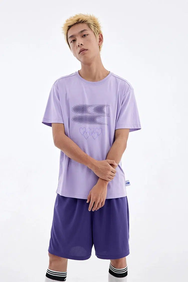 Logo Print Relaxed Fit T-Shirt Korean Street Fashion T-Shirt By Crying Center Shop Online at OH Vault