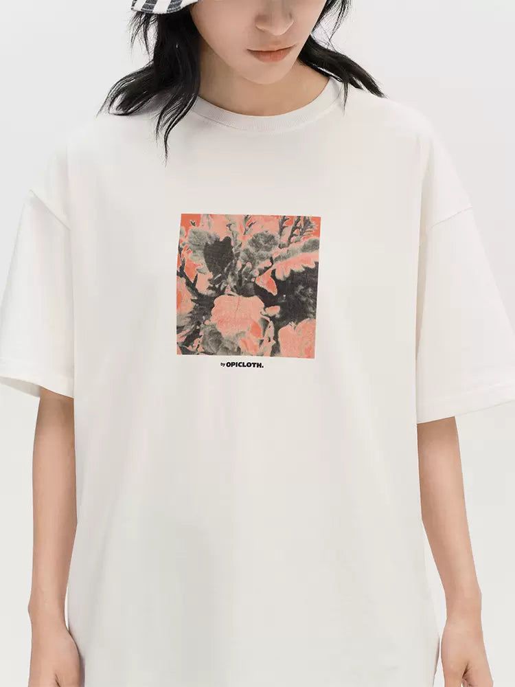 Thermal Graphic Print T-Shirt Korean Street Fashion T-Shirt By Opicloth Shop Online at OH Vault