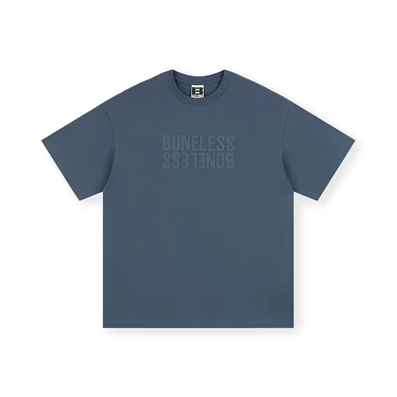 Subtle Logo Print T-Shirt Korean Street Fashion T-Shirt By Boneless Shop Online at OH Vault