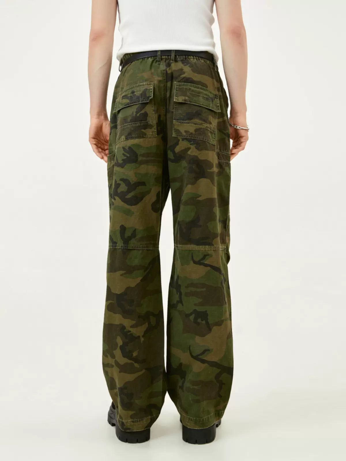 High Waisted Camouflage Pants Korean Street Fashion Pants By Made Extreme Shop Online at OH Vault