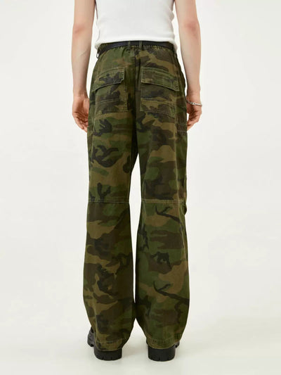 High Waisted Camouflage Pants Korean Street Fashion Pants By Made Extreme Shop Online at OH Vault