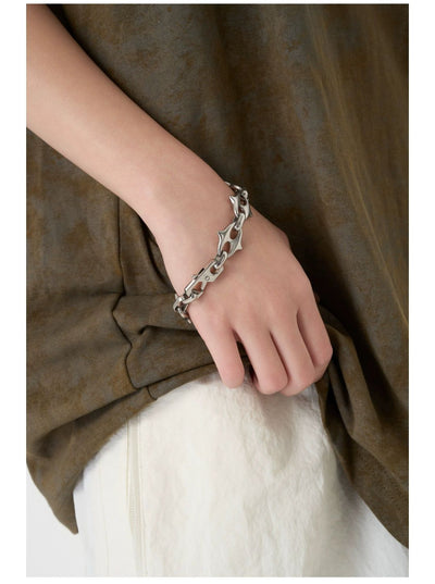 Thorn Chain Bracelet Korean Street Fashion Bracelet By JHYQ Shop Online at OH Vault