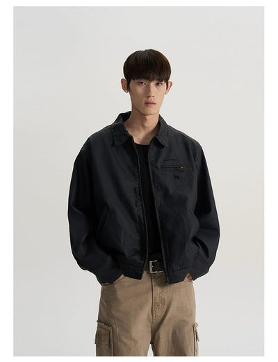 Multi-Zipper Detail Versatile Jacket Korean Street Fashion Jacket By A PUEE Shop Online at OH Vault