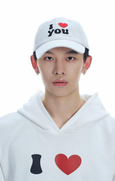 Text Embroidered Baseball Hat Korean Street Fashion Hat By ETERNITY ITA Shop Online at OH Vault