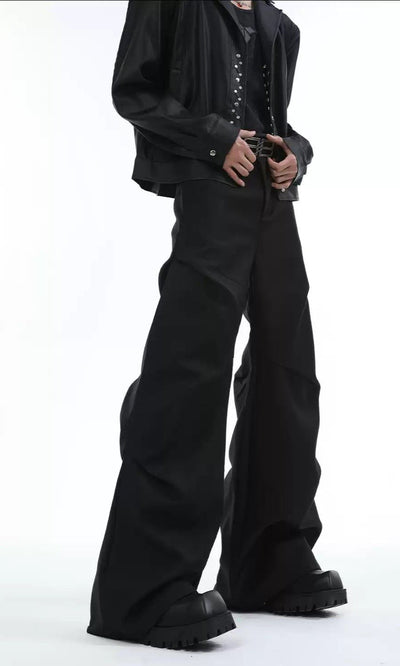 Plain Color Wide Cut Pants Korean Street Fashion Pants By Turn Tide Shop Online at OH Vault