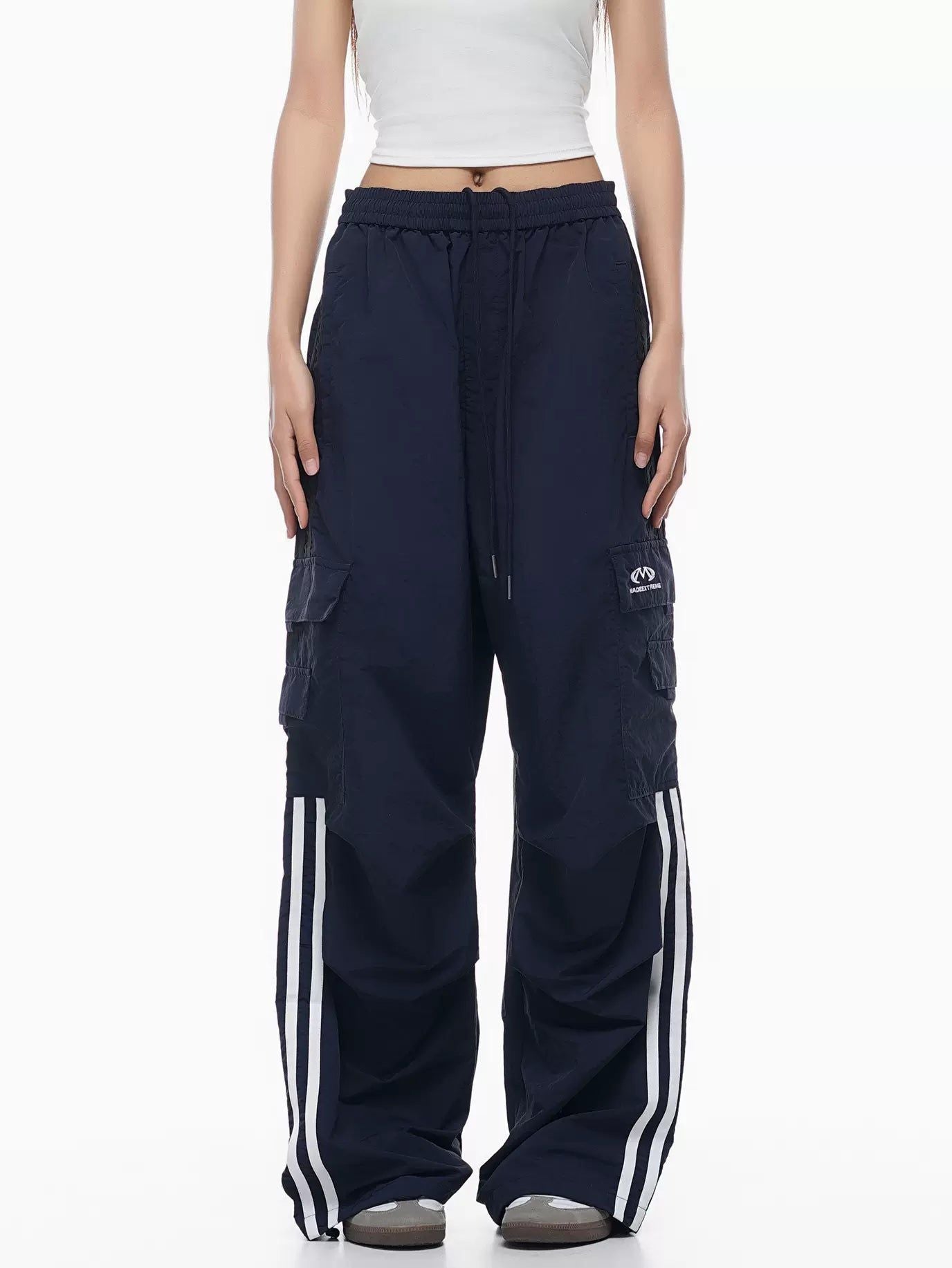 Side Pockets Track Pants Korean Street Fashion Pants By Made Extreme Shop Online at OH Vault