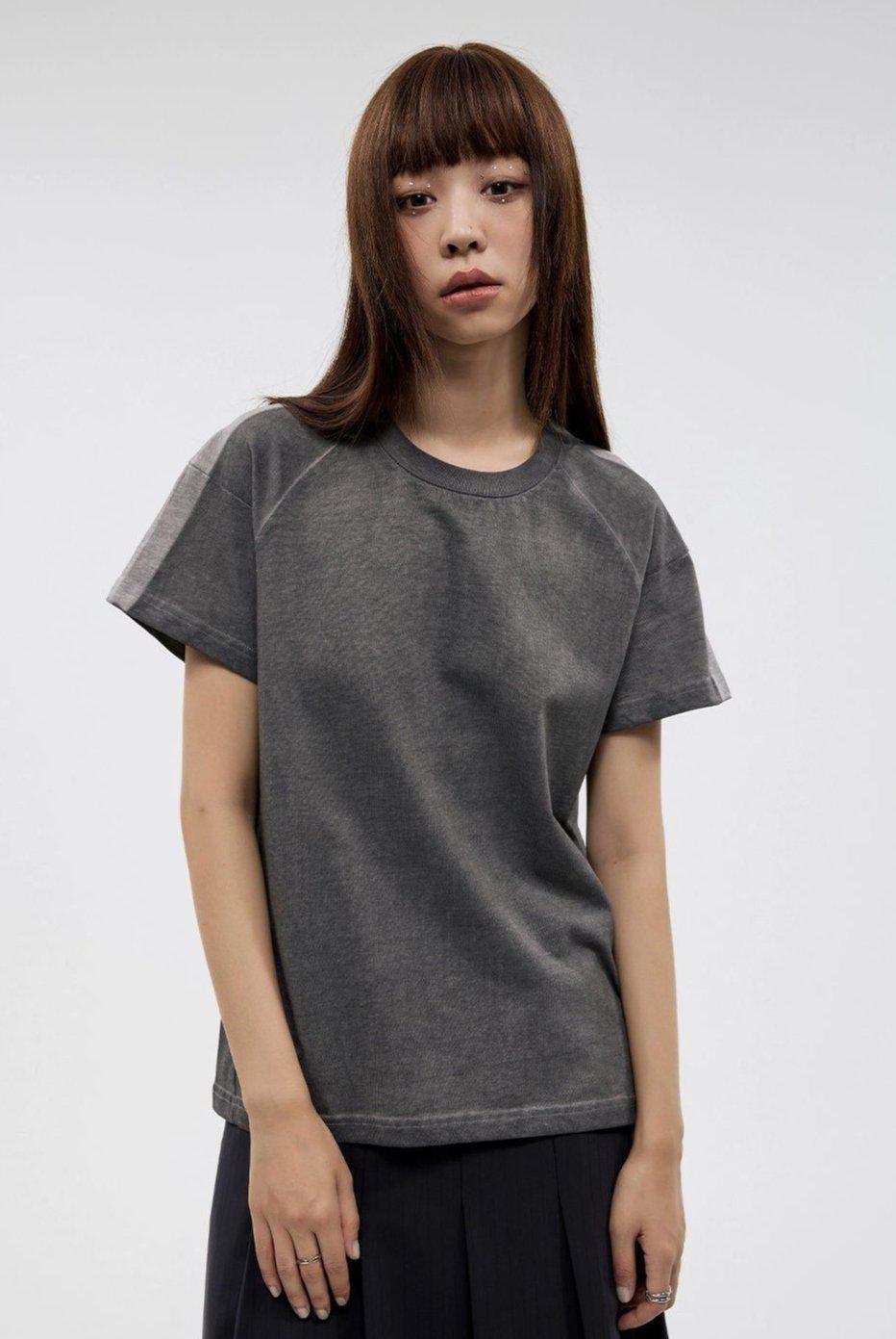 Casual Solid Color T-Shirt Korean Street Fashion T-Shirt By Funky Fun Shop Online at OH Vault