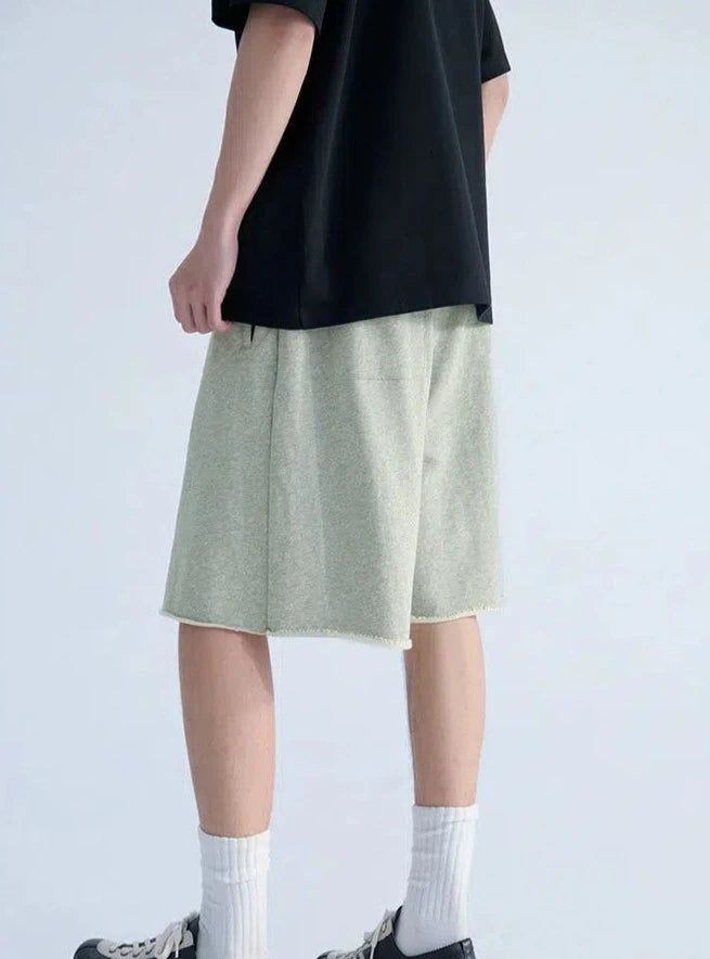 Raw Cut Comfty Shorts Korean Street Fashion Shorts By Mentmate Shop Online at OH Vault