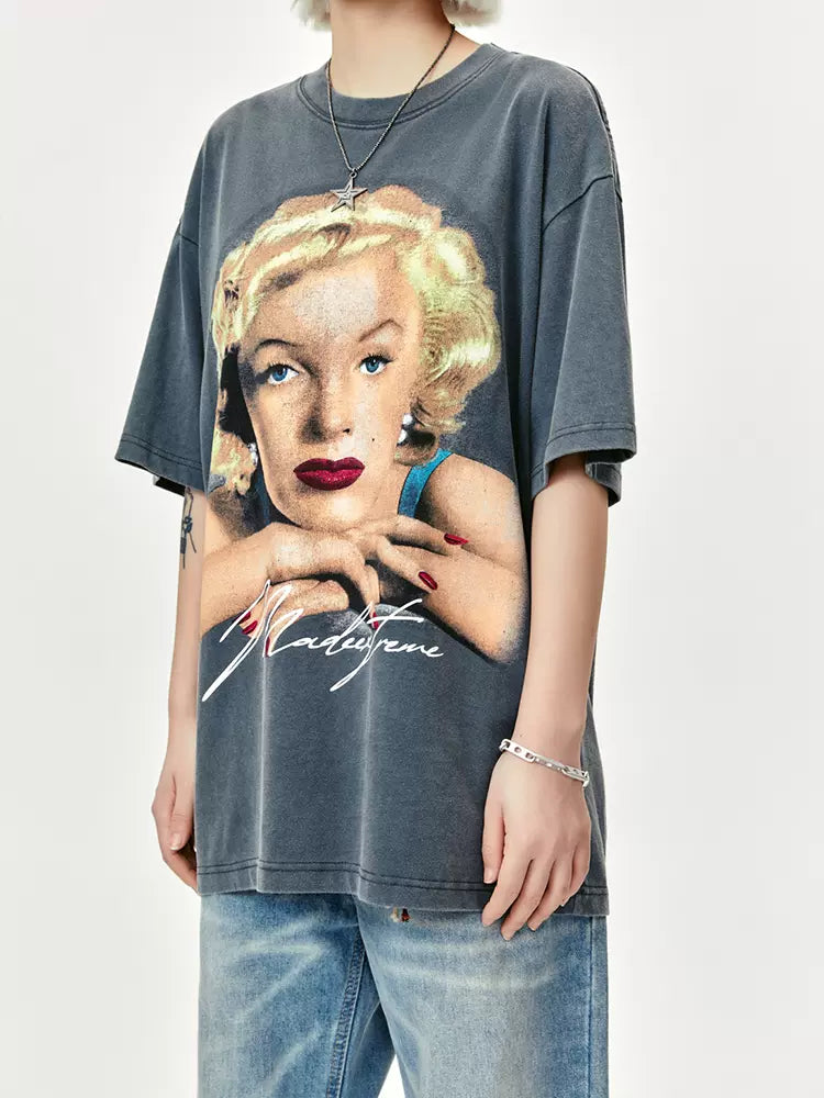 Marilyn Monroe Graphic T-Shirt Korean Street Fashion T-Shirt By Made Extreme Shop Online at OH Vault