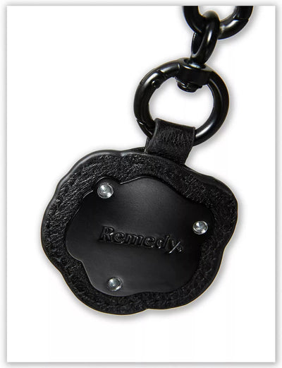 Logo Stamp Key Chain Korean Street Fashion Clothing Accessory By Remedy Shop Online at OH Vault