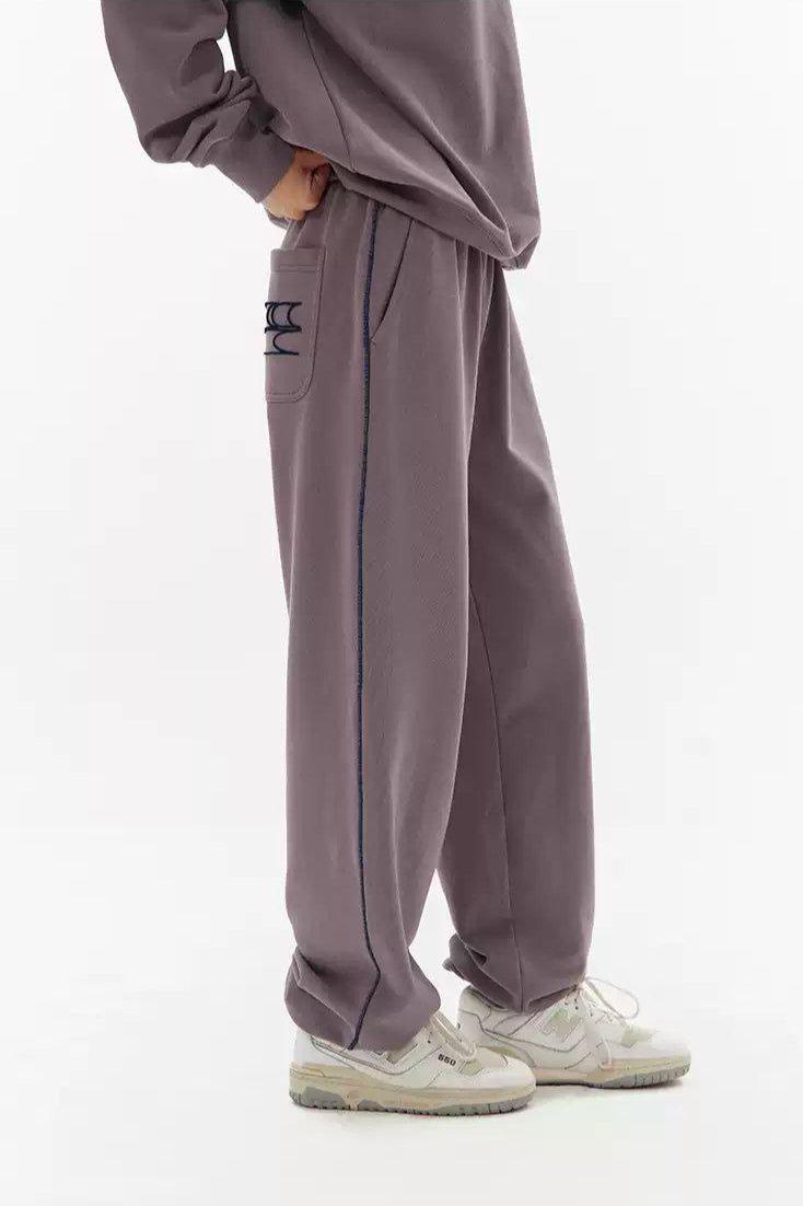 Logo Pocket Comfty Sweatpants Korean Street Fashion Pants By Crying Center Shop Online at OH Vault