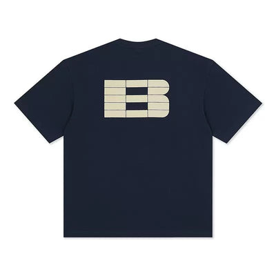 Block Detail Letter T-Shirt Korean Street Fashion T-Shirt By Boneless Shop Online at OH Vault