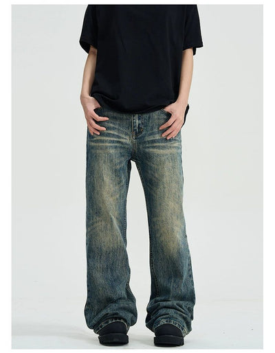 Distressed Cat Whisker Jeans Korean Street Fashion Jeans By A PUEE Shop Online at OH Vault