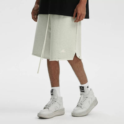 Raw Ends Drawstring Shorts Korean Street Fashion Shorts By Lost CTRL Shop Online at OH Vault