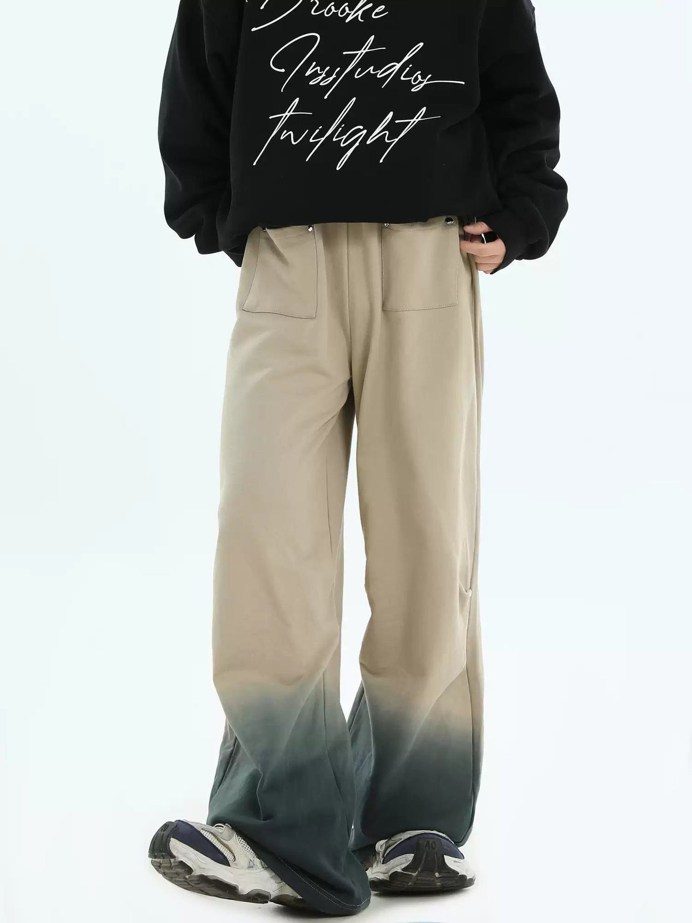 Faded End Front Pocket Pants Korean Street Fashion Pants By INS Korea Shop Online at OH Vault