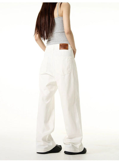 Clean Fit Loose Wide Pants Korean Street Fashion Pants By 77Flight Shop Online at OH Vault