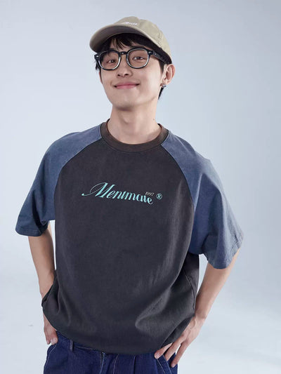 Basic Fit Raglan T-Shirt Korean Street Fashion T-Shirt By Mentmate Shop Online at OH Vault