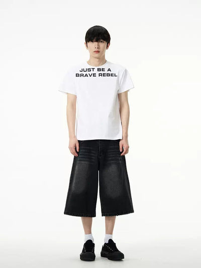 Fade Spots Denim Shorts Korean Street Fashion Shorts By 77Flight Shop Online at OH Vault