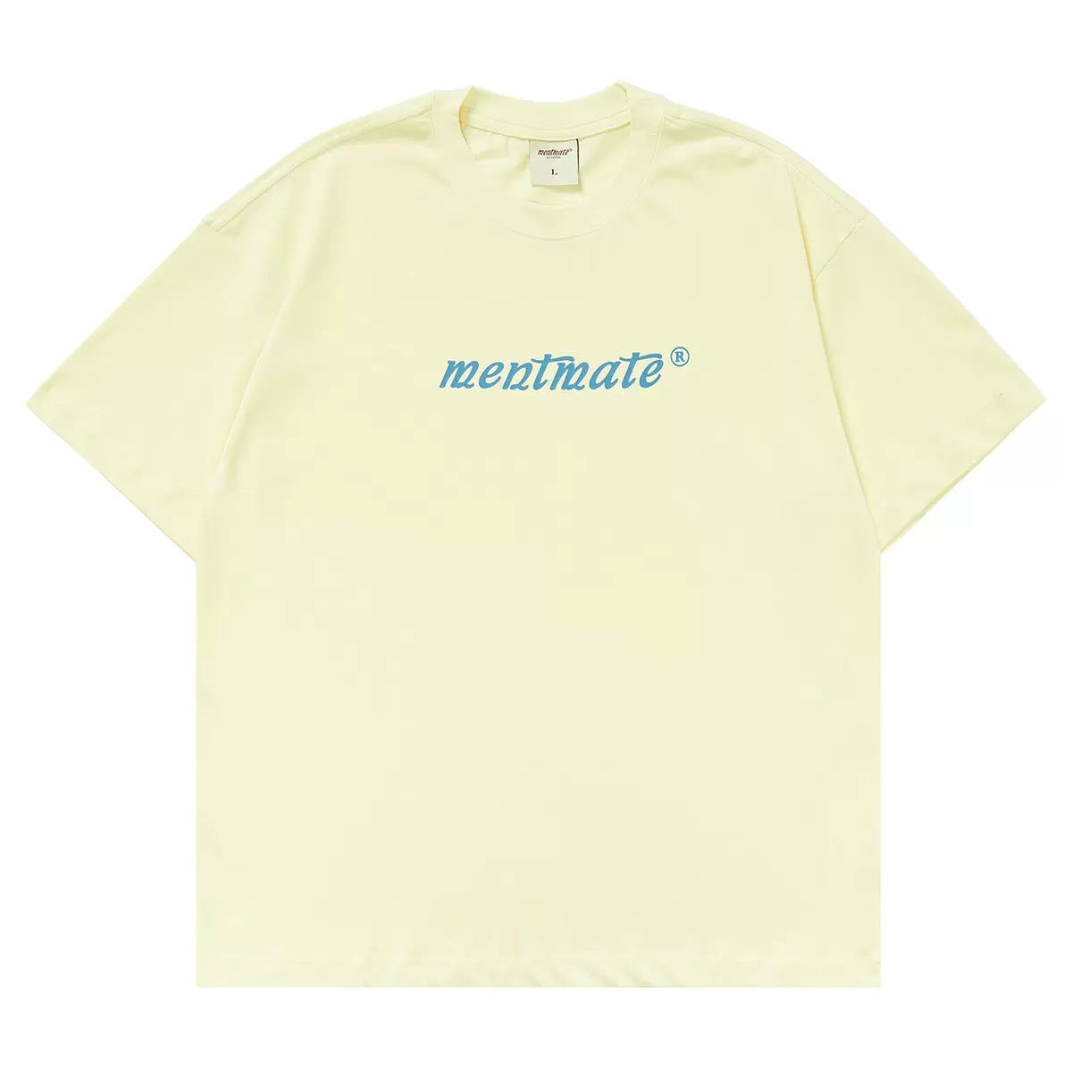 Contrast Logo Print T-Shirt Korean Street Fashion T-Shirt By Mentmate Shop Online at OH Vault