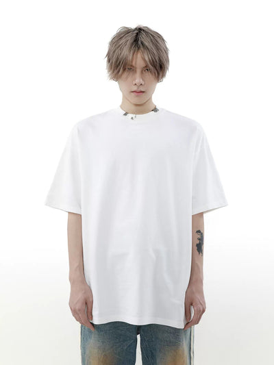 Washed Regular Cut T-Shirt Korean Street Fashion T-Shirt By Mr Nearly Shop Online at OH Vault