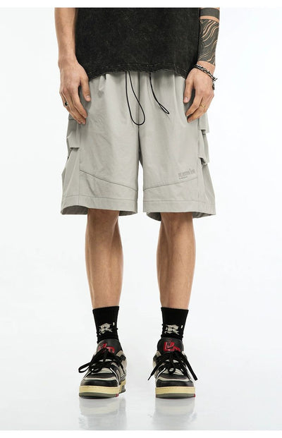 Pull String Gartered Shorts Korean Street Fashion Shorts By BE Just Hug Shop Online at OH Vault