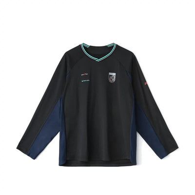 Quick Dry Sporty Long Sleeve T-Shirt Korean Street Fashion T-Shirt By UMAMIISM Shop Online at OH Vault