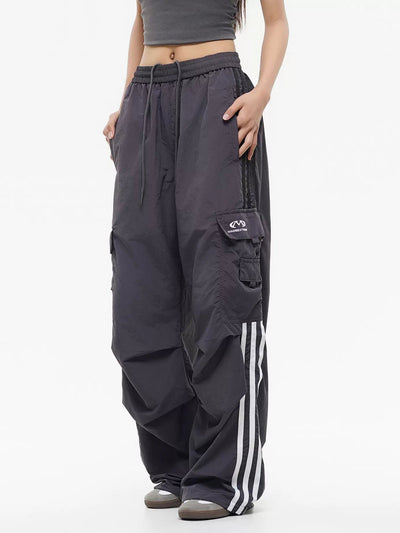 Side Pockets Track Pants Korean Street Fashion Pants By Made Extreme Shop Online at OH Vault