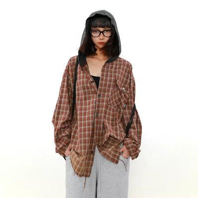 Raw Ends Gradient Fade Shirt Korean Street Fashion Shirt By Mr Nearly Shop Online at OH Vault