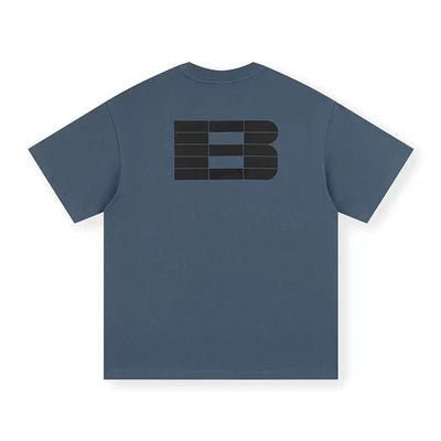 Block Detail Letter T-Shirt Korean Street Fashion T-Shirt By Boneless Shop Online at OH Vault