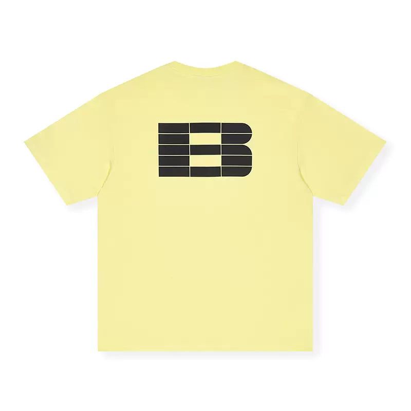 Block Detail Letter T-Shirt Korean Street Fashion T-Shirt By Boneless Shop Online at OH Vault