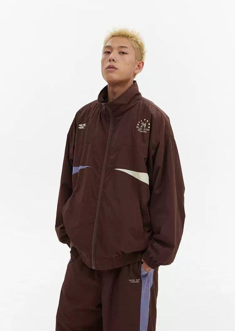 Side Blades Windbreaker Jacket Korean Street Fashion Jacket By Crying Center Shop Online at OH Vault