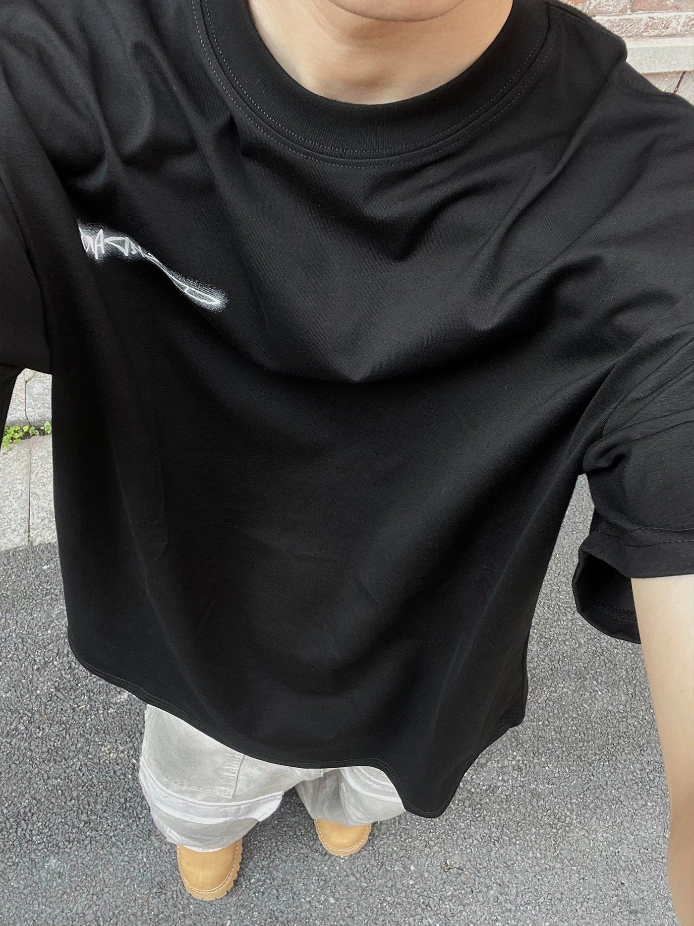 Lightning Graphic T-Shirt Korean Street Fashion T-Shirt By MaxDstr Shop Online at OH Vault