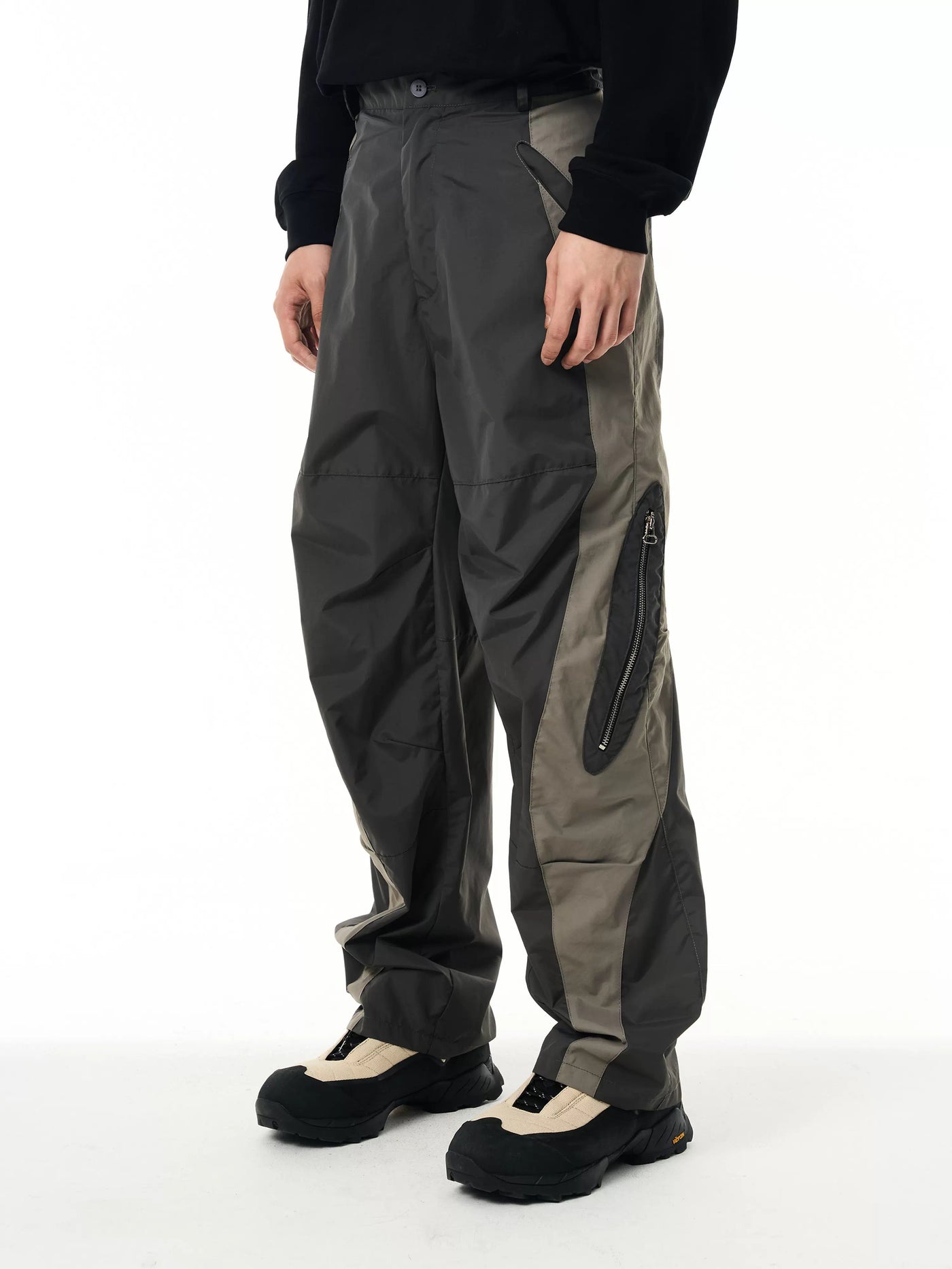 Spliced & Structured Workwear Pants Korean Street Fashion Pants By 7440 37 1 Shop Online at OH Vault